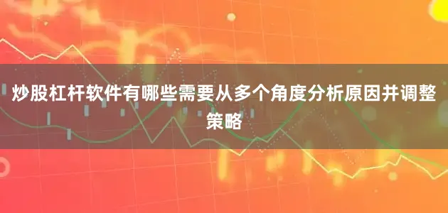 炒股杠杆软件有哪些需要从多个角度分析原因并调整策略